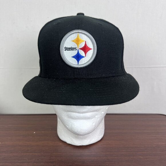 Pittsburgh Steelers NFL Fitted New Era 59FIFTY NFL Black Gold 7 1/4 57.7‎ cm Hat - Picture 1 of 14
